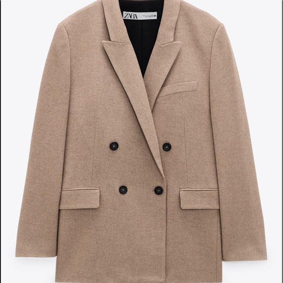 Zara Tan Blazer - Picture 6 of 16